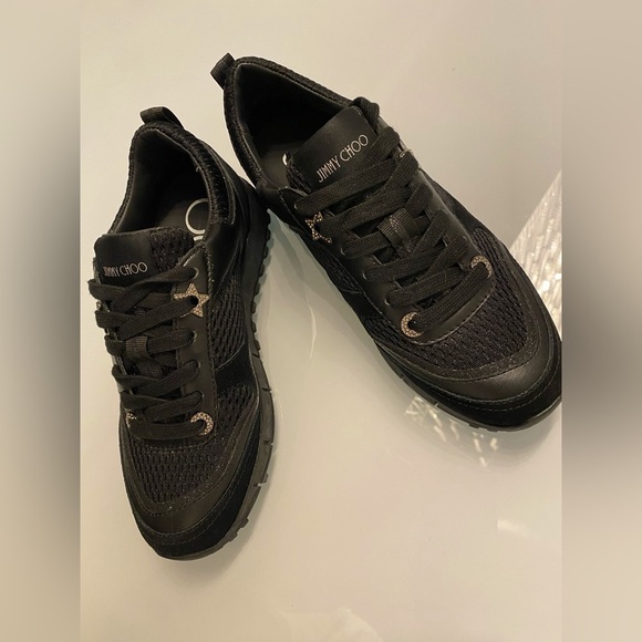 Jimmy Choo Women’s Black Sneakers size 36 - Picture 1 of 9
